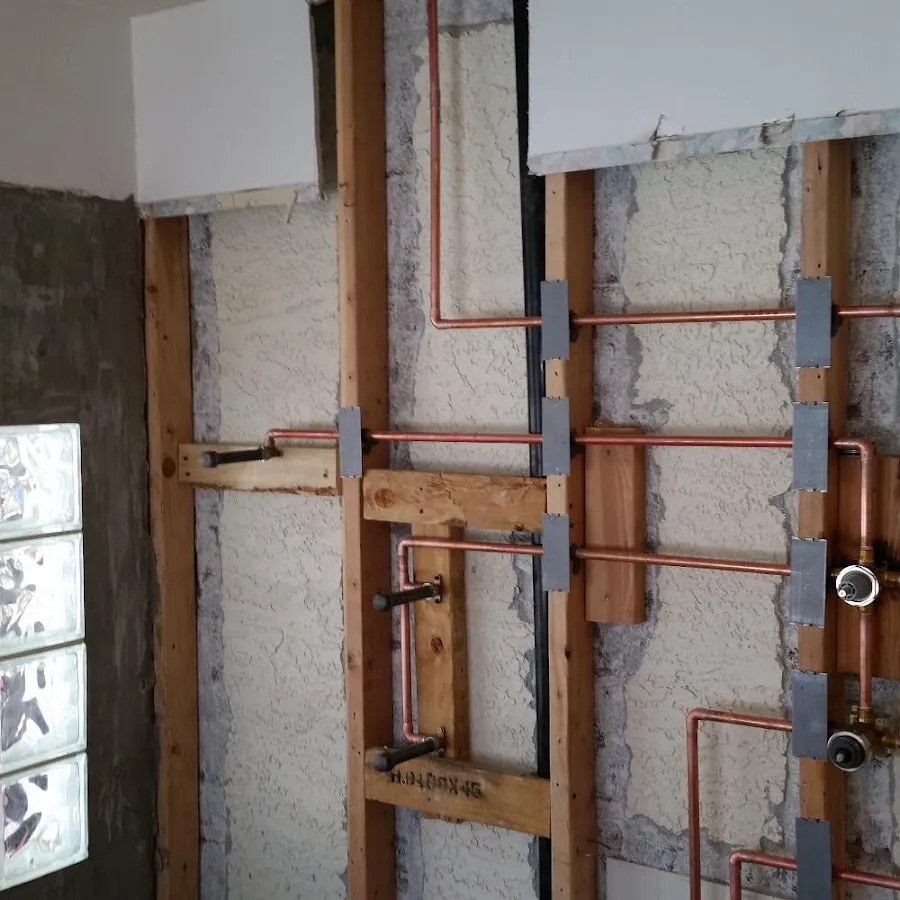 Copper pipe installation for Burst Pipe Repair in New London